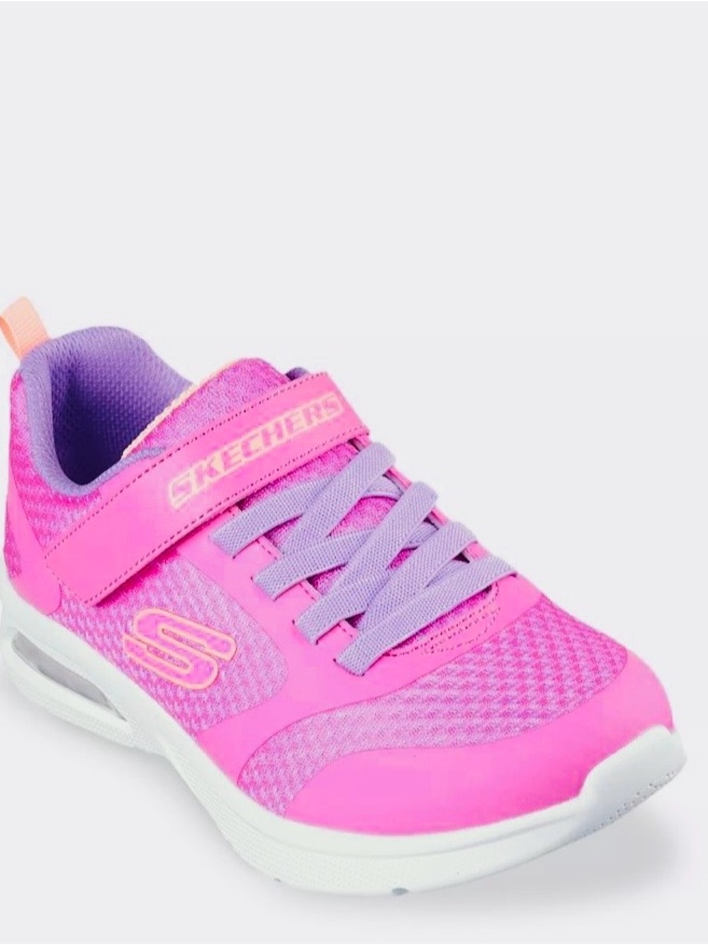 Skechers Kids Hot Pink and Lavender Athletic Sneaker